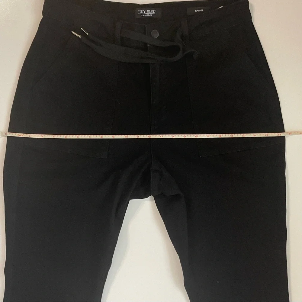Judy Blue Women's High Waist Black Jogger Jeans Stretch Denim Size 14W - Picture 14 of 16